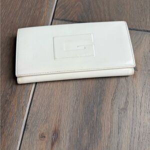 Gucci White Leather Wallet